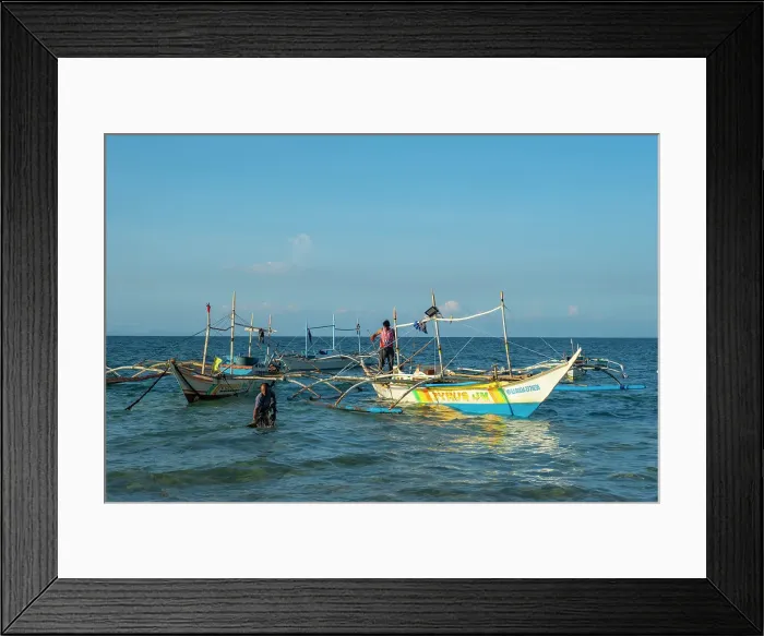 Framed Print : Bangka boats, Gigantes Islands, Iloilo Province, Western Visayas, Philippines Framed Print : Bangka boats, Gigantes Islands, Iloilo Province, Western Visayas, Philippines