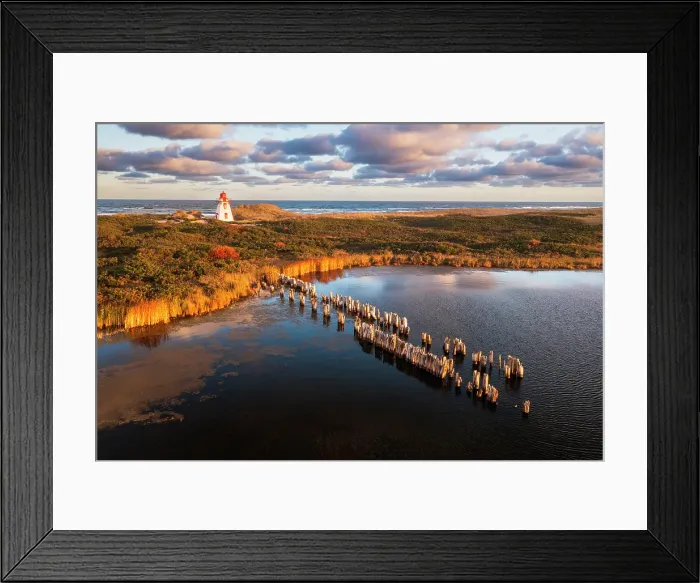 Framed Print : St. Peters harbour lighthouse, Prince Edward Island, Canada Framed Print : St. Peters harbour lighthouse, Prince Edward Island, Canada