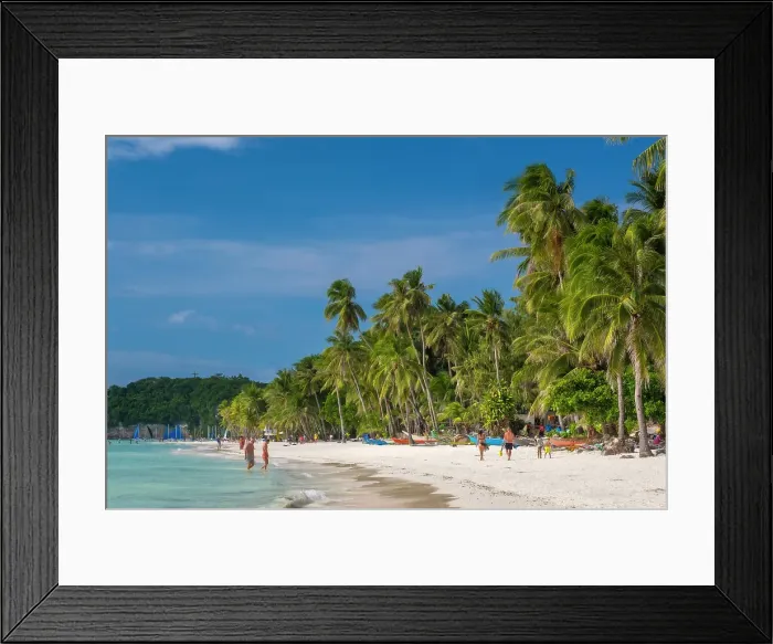 Framed Print : White Beach, Boracay Island, Aklan Province, Western Visayas, Philippines Framed Print : White Beach, Boracay Island, Aklan Province, Western Visayas, Philippines
