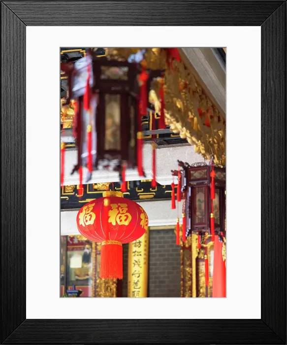 Framed Print : Lanterns at Chan She Shu Yuen Clan Ancestral Hall, Chinatown, Kuala Lumpur, Selangor, Malaysia Framed Print : Lanterns at Chan She Shu Yuen Clan Ancestral Hall, Chinatown, Kuala Lumpur, Selangor, Malaysia