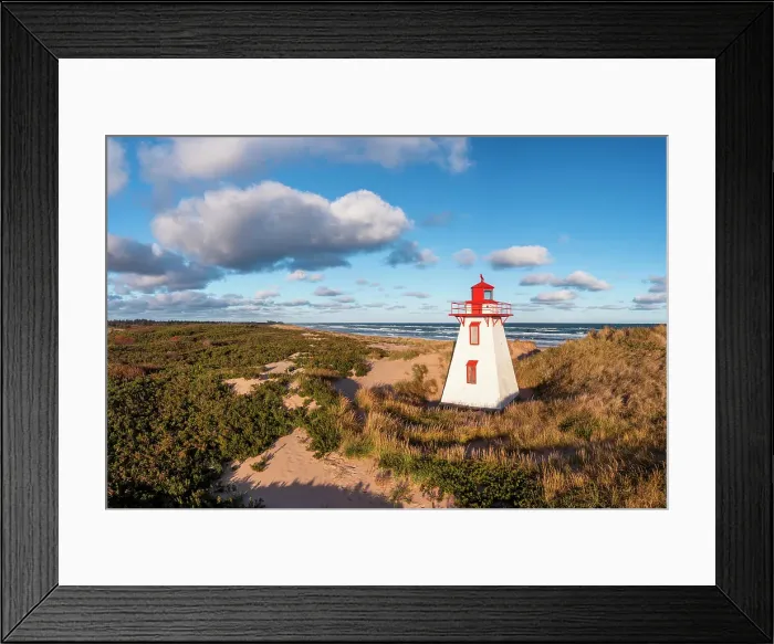 Framed Print : St. Peters harbour lighthouse, Prince Edward Island, Canada Framed Print : St. Peters harbour lighthouse, Prince Edward Island, Canada
