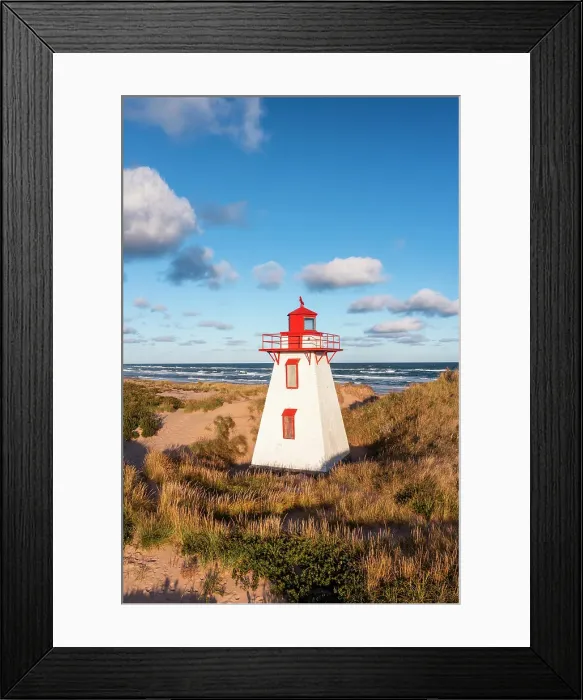 Framed Print : St. Peters harbour lighthouse, Prince Edward Island, Canada Framed Print : St. Peters harbour lighthouse, Prince Edward Island, Canada