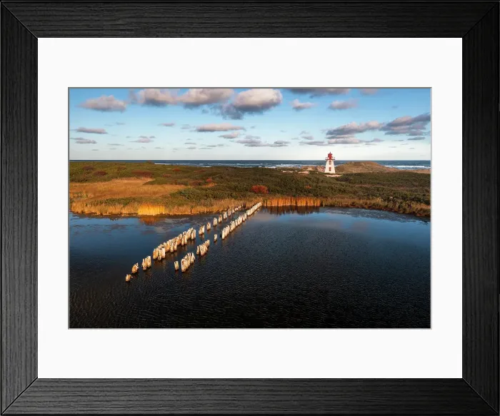 Framed Print : St. Peters harbour lighthouse, Prince Edward Island, Canada Framed Print : St. Peters harbour lighthouse, Prince Edward Island, Canada
