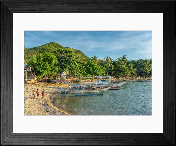 Framed Print : Bangka boats, Gigantes Islands, Iloilo Province, Western Visayas, Philippines Framed Print : Bangka boats, Gigantes Islands, Iloilo Province, Western Visayas, Philippines