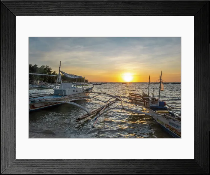 Framed Print : Bangka boats, Gigantes Islands, Iloilo Province, Western Visayas, Philippines Framed Print : Bangka boats, Gigantes Islands, Iloilo Province, Western Visayas, Philippines