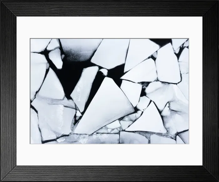 Framed Print : Deatil view of ice blocks floating on cold water, Lofoten Islands, Norway Framed Print : Deatil view of ice blocks floating on cold water, Lofoten Islands, Norway
