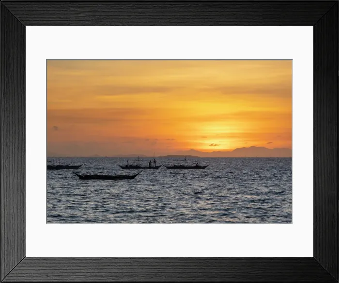 Framed Print : Bangka boats, Gigantes Islands, Iloilo Province, Western Visayas, Philippines Framed Print : Bangka boats, Gigantes Islands, Iloilo Province, Western Visayas, Philippines