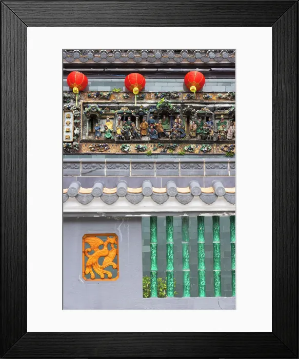 Framed Print : Chan She Shu Yuen Clan Ancestral Hall, Chinatown, Kuala Lumpur, Selangor, Malaysia