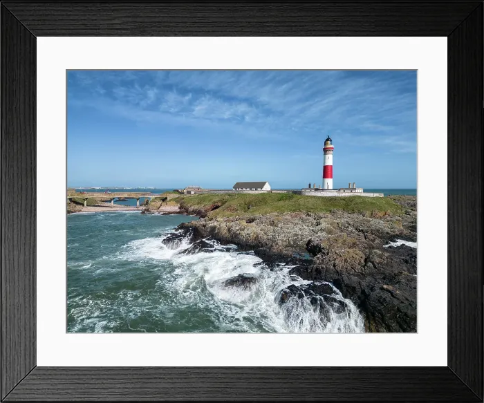 Framed Print : Aerial view of Buchan Ness Lighthouse, Boddam, near Peterhead, Aberdeenshire, Scotland, April 2024 Framed Print : Aerial view of Buchan Ness Lighthouse, Boddam, near Peterhead, Aberdeenshire, Scotland, April 2024
