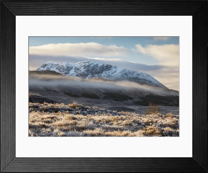 Framed Print : Snow, frost and mist on a chill morning on Rannoch Moor in the Scottish Highlands, Scotland. Spring (March) 2024 Framed Print : Snow, frost and mist on a chill morning on Rannoch Moor in the Scottish Highlands, Scotland. Spring (March) 2024