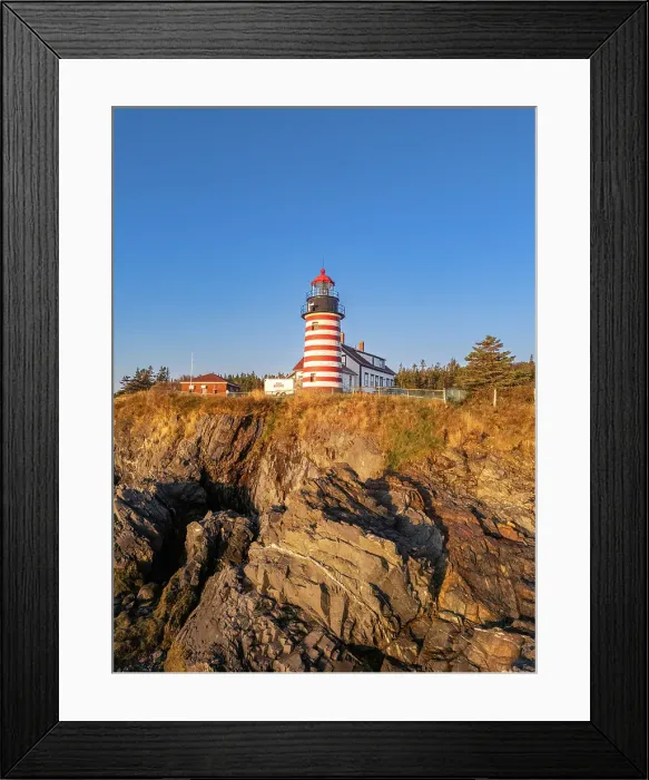 Framed Print : West Quoddy Head Lighthouse, Quoddy Head State Park, Lubec, Maine, New England, USA Framed Print : West Quoddy Head Lighthouse, Quoddy Head State Park, Lubec, Maine, New England, USA