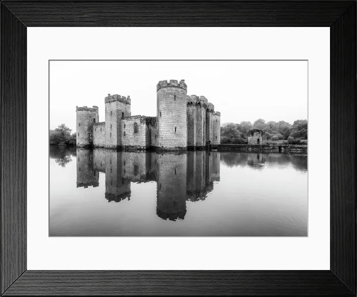 Framed Print : Bodiam Castle, a 14th-century moated castle near Robertsbridge in East Sussex, England Framed Print : Bodiam Castle, a 14th-century moated castle near Robertsbridge in East Sussex, England