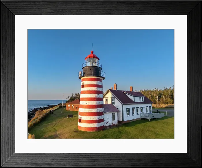 Framed Print : West Quoddy Head Lighthouse, Quoddy Head State Park, Lubec, Maine, New England, USA Framed Print : West Quoddy Head Lighthouse, Quoddy Head State Park, Lubec, Maine, New England, USA