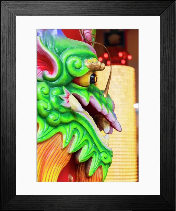 Framed Print : Lion statue at Guan Di Temple, Chinatown, Kuala Lumpur, Selangor, Malaysia Framed Print : Lion statue at Guan Di Temple, Chinatown, Kuala Lumpur, Selangor, Malaysia