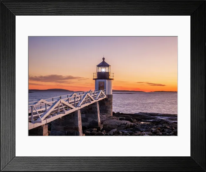 Framed Print : Marshall Point Lighthouse, Port Clyde, Maine, New England, USA Framed Print : Marshall Point Lighthouse, Port Clyde, Maine, New England, USA