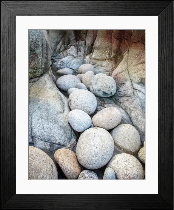 Framed Print : Sea-worn boulders, Porth Nanven, Cot Valley, near St Just, Cornwall, England Framed Print : Sea-worn boulders, Porth Nanven, Cot Valley, near St Just, Cornwall, England