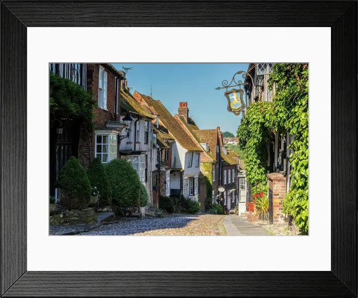 Framed Print : Mermaid Steet, Rye, East Sussex, Sussex, England, UK Framed Print : Mermaid Steet, Rye, East Sussex, Sussex, England, UK