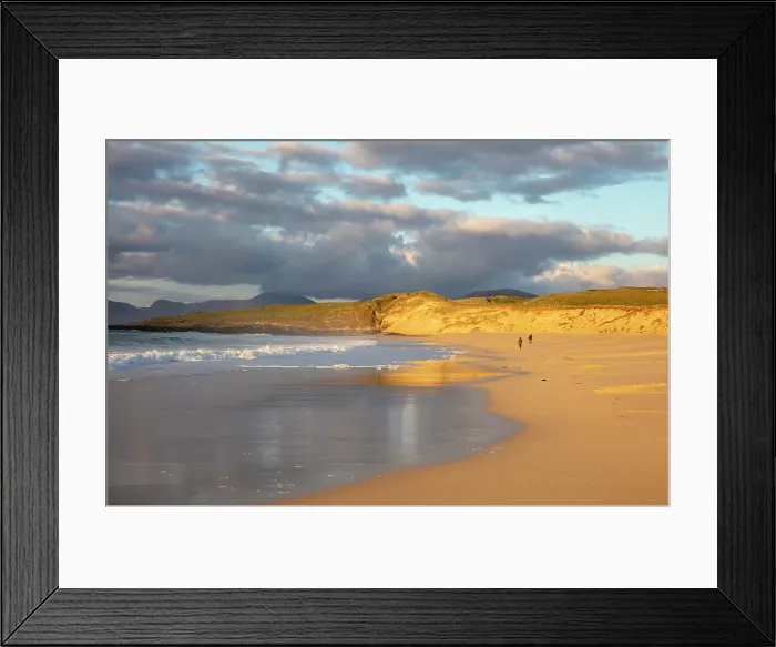 Framed Print : Evening light on Scarista Beach, Isle of Harris, Outer Hebrides, Scotland Framed Print : Evening light on Scarista Beach, Isle of Harris, Outer Hebrides, Scotland