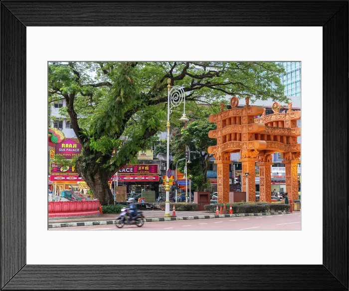 Framed Print : Little India, Brickfields, Kuala Lumpur, Selangor, Malaysia Framed Print : Little India, Brickfields, Kuala Lumpur, Selangor, Malaysia