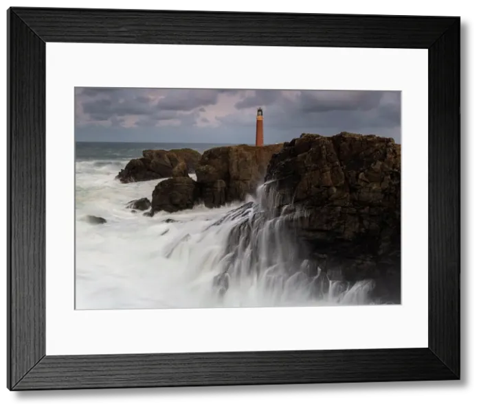 Framed Print : Waves crashing on cliffs below lighthouse at the Butt of Lewis, Isle of Lewis, Outer Hebrides, Scotland Framed Print : Waves crashing on cliffs below lighthouse at the Butt of Lewis, Isle of Lewis, Outer Hebrides, Scotland
