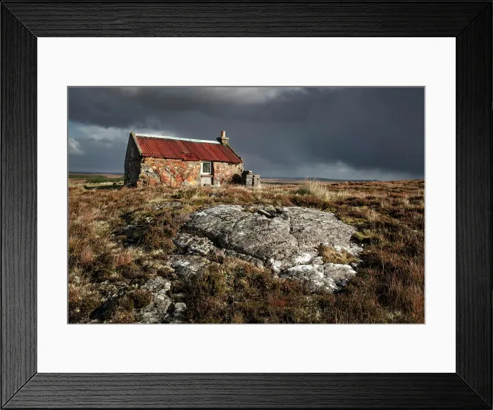 Framed Print : Old Sheiling on moorland near Achmore, Isle of Lewis, Outer Hebrides, Scotland Framed Print : Old Sheiling on moorland near Achmore, Isle of Lewis, Outer Hebrides, Scotland