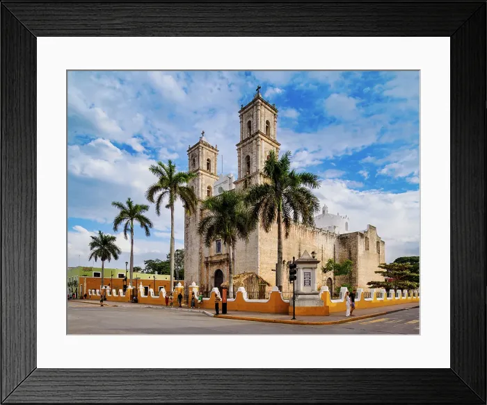 Framed Print : Cathedral of San Servacio, Valladolid, Yucatan State, Mexico Framed Print : Cathedral of San Servacio, Valladolid, Yucatan State, Mexico