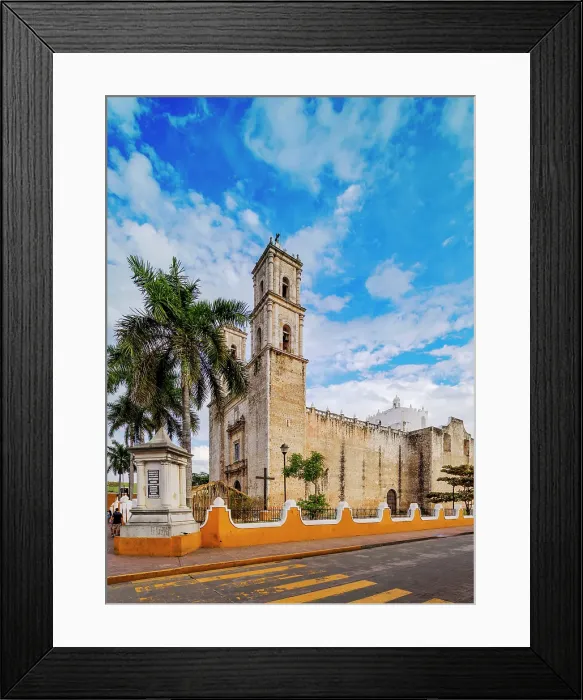 Framed Print : Cathedral of San Servacio, Valladolid, Yucatan State, Mexico Framed Print : Cathedral of San Servacio, Valladolid, Yucatan State, Mexico