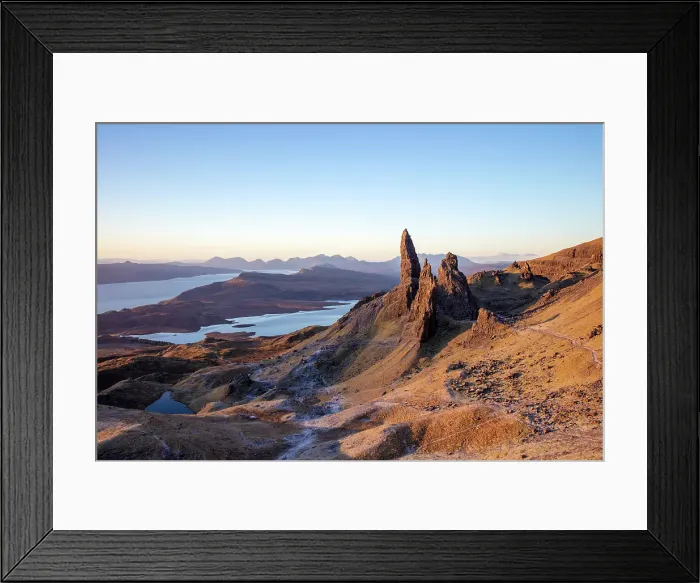 Framed Print : Old Man of Storr at dawn, Isle of Skye, Inner Hebrides, Scotland Framed Print : Old Man of Storr at dawn, Isle of Skye, Inner Hebrides, Scotland