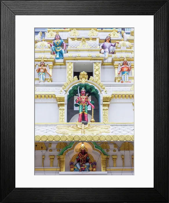 Framed Print : Kuil Sri Maha Muneswarar Temple, Brickfields, Kuala Lumpur, Selangor, Malaysia Framed Print : Kuil Sri Maha Muneswarar Temple, Brickfields, Kuala Lumpur, Selangor, Malaysia