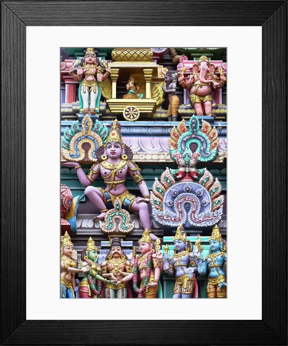 Framed Print : Sree Veera Hanuman Temple, Brickfields, Kuala Lumpur, Selangor, Malaysia Framed Print : Sree Veera Hanuman Temple, Brickfields, Kuala Lumpur, Selangor, Malaysia
