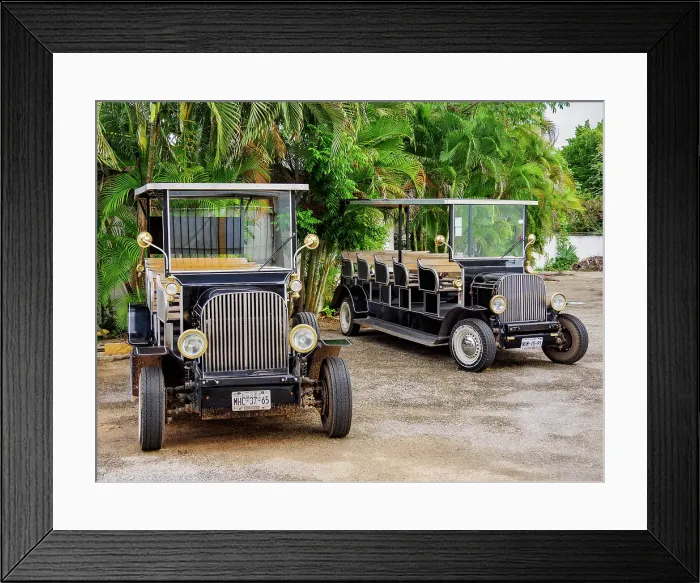 Framed Print : Vintage Cars, Valladolid, Yucatan State, Mexico Framed Print : Vintage Cars, Valladolid, Yucatan State, Mexico