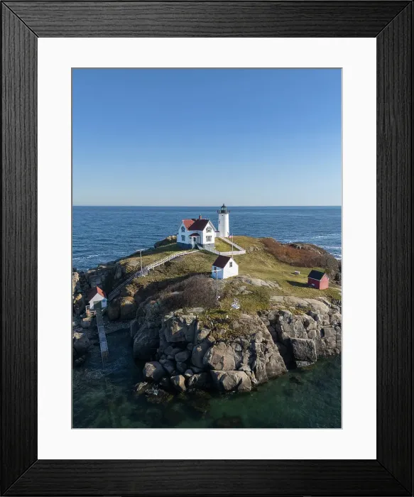 Framed Print : Cape Neddick Lighthouse, York, Maine, New England, USA Framed Print : Cape Neddick Lighthouse, York, Maine, New England, USA