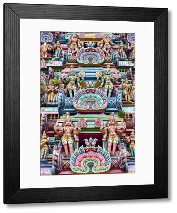 Framed Print : Sree Veera Hanuman Temple, Brickfields, Kuala Lumpur, Selangor, Malaysia Framed Print : Sree Veera Hanuman Temple, Brickfields, Kuala Lumpur, Selangor, Malaysia