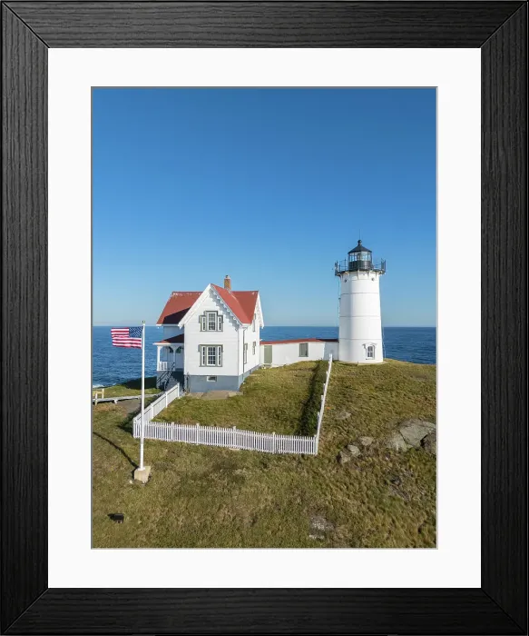 Framed Print : Cape Neddick Lighthouse, York, Maine, New England, USA Framed Print : Cape Neddick Lighthouse, York, Maine, New England, USA