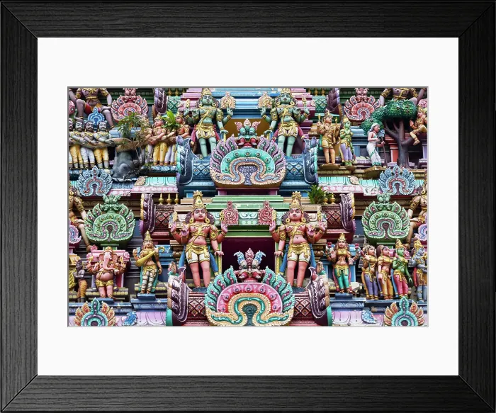 Framed Print : Sree Veera Hanuman Temple, Brickfields, Kuala Lumpur, Selangor, Malaysia Framed Print : Sree Veera Hanuman Temple, Brickfields, Kuala Lumpur, Selangor, Malaysia