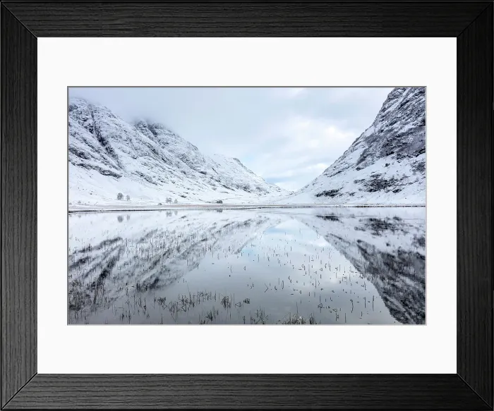 Framed Print : Loch Achtriochtan, Glencoe, Highland, Scotland