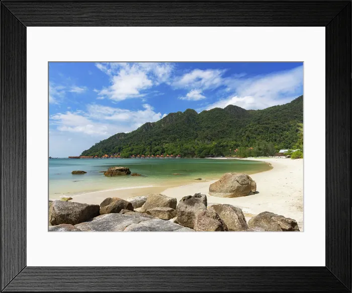 Framed Print : Beach at Berjaya Langkawi Resort, Langkawi, Kedah, Malaysia Framed Print : Beach at Berjaya Langkawi Resort, Langkawi, Kedah, Malaysia