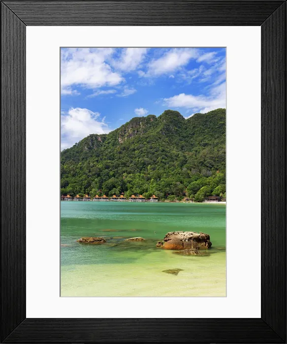 Framed Print : Beach at Berjaya Langkawi Resort, Langkawi, Kedah, Malaysia Framed Print : Beach at Berjaya Langkawi Resort, Langkawi, Kedah, Malaysia