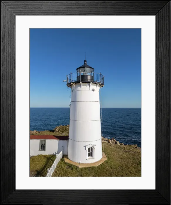 Framed Print : Cape Neddick Lighthouse, York, Maine, New England, USA