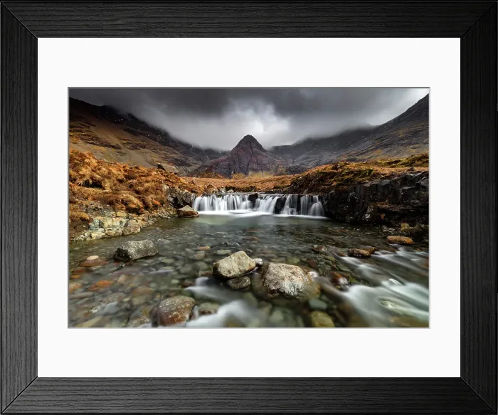 Framed Print : Fairy Pools, Glen Brittle, Isle of Skye, Inner Hebrides, Scotland Framed Print : Fairy Pools, Glen Brittle, Isle of Skye, Inner Hebrides, Scotland