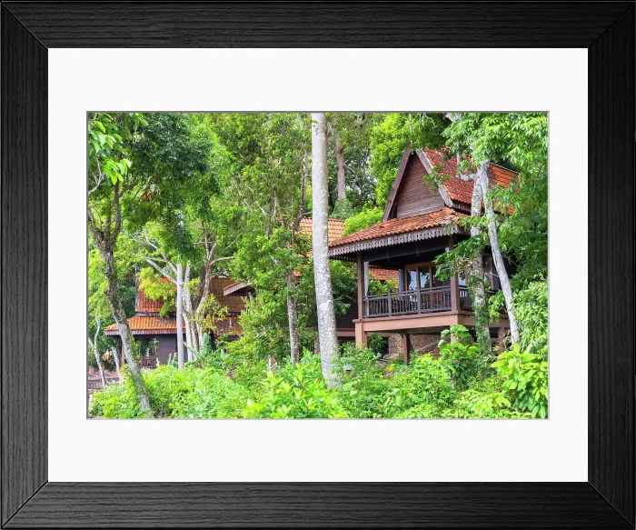 Framed Print : Chalets in rainforest at Berjaya Langkawi Resort, Langkawi, Kedah, Malaysia Framed Print : Chalets in rainforest at Berjaya Langkawi Resort, Langkawi, Kedah, Malaysia