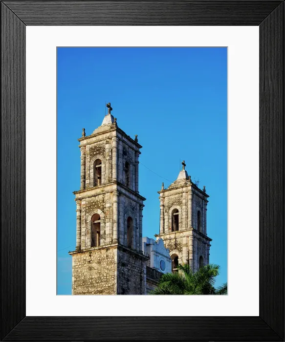 Framed Print : Cathedral of San Servacio, Valladolid, Yucatan State, Mexico Framed Print : Cathedral of San Servacio, Valladolid, Yucatan State, Mexico
