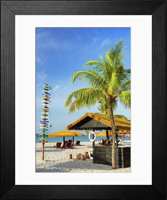 Framed Print : Beach at Berjaya Langkawi Resort, Langkawi, Kedah, Malaysia Framed Print : Beach at Berjaya Langkawi Resort, Langkawi, Kedah, Malaysia
