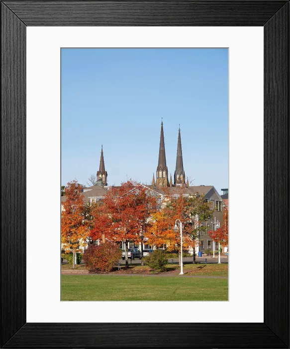 Framed Print : Confederation Landing & St. Dunstan's Basilica, Charlottetown, Prince Edward Island, Canada, North America Framed Print : Confederation Landing & St. Dunstan's Basilica, Charlottetown, Prince Edward Island, Canada, North America