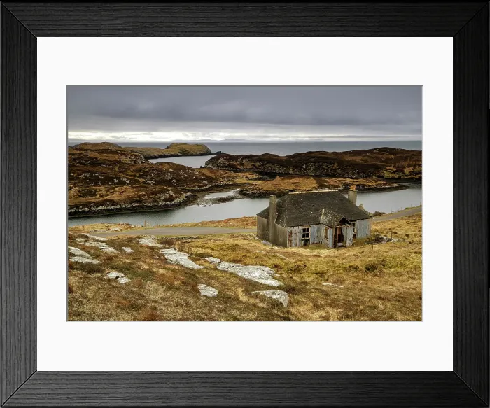 Framed Print : Abandoned croft, Isle of Scalpay, Outer Hebrides, Scotland Framed Print : Abandoned croft, Isle of Scalpay, Outer Hebrides, Scotland