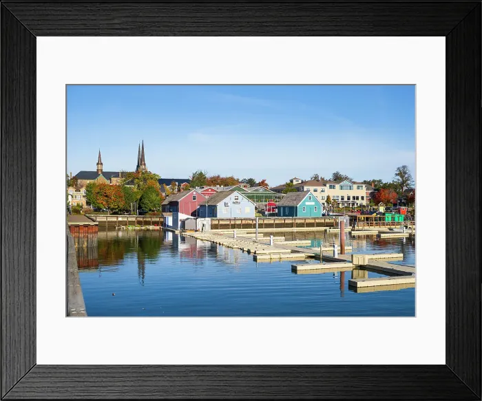 Framed Print : Waterfront, Charlottetown, Prince Edward Island, Canada, North America Framed Print : Waterfront, Charlottetown, Prince Edward Island, Canada, North America
