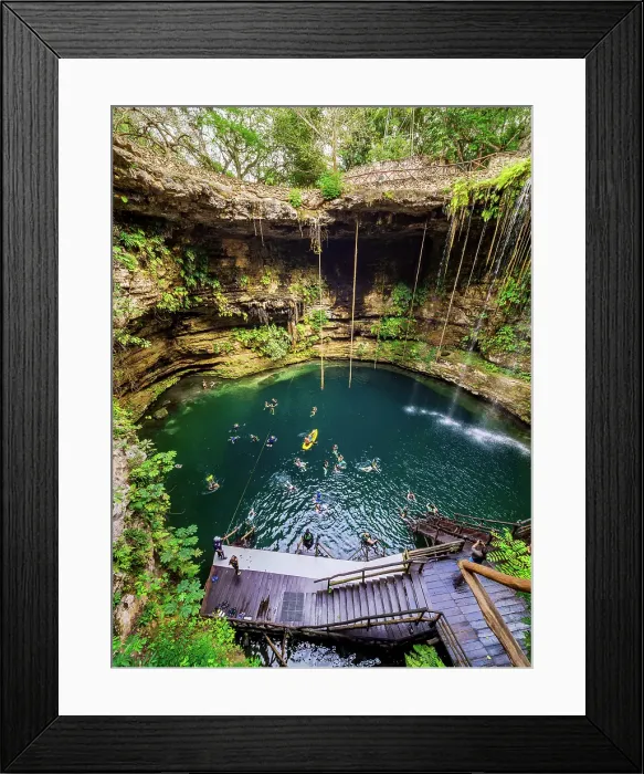 Framed Print : Cenote Saamal, Valladolid, Yucatan State, Mexico Framed Print : Cenote Saamal, Valladolid, Yucatan State, Mexico