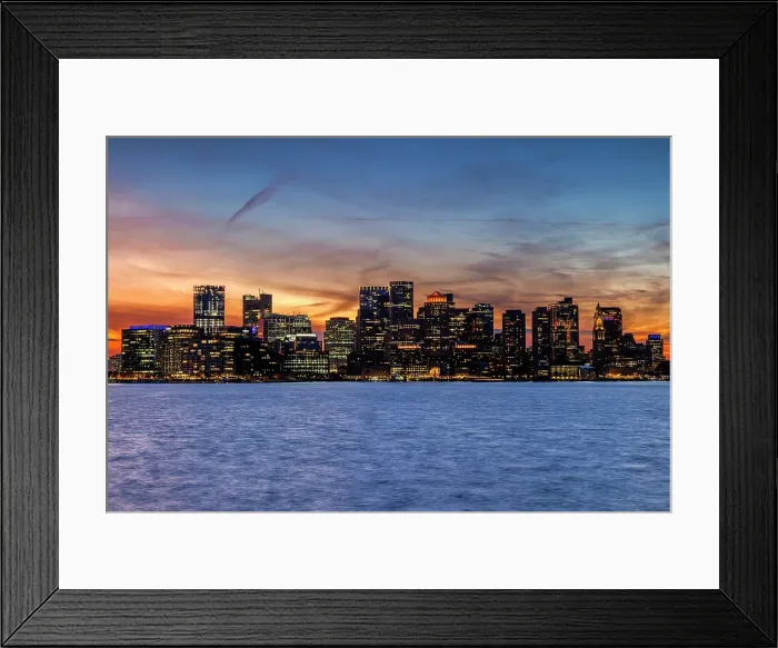 Framed Print : Boston skyline, Boston, Massachusetts, USA Framed Print : Boston skyline, Boston, Massachusetts, USA