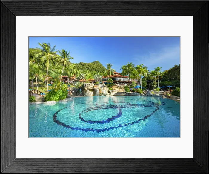 Framed Print : Pool at Berjaya Langkawi Resort, Langkawi, Kedah, Malaysia Framed Print : Pool at Berjaya Langkawi Resort, Langkawi, Kedah, Malaysia
