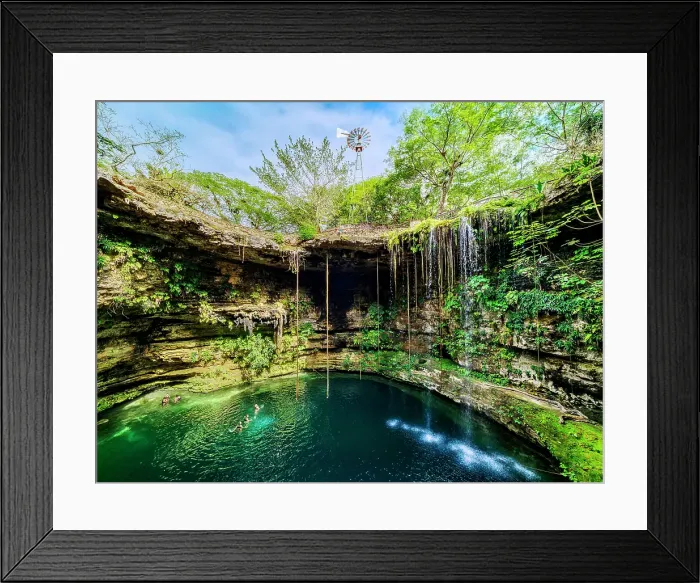 Framed Print : Cenote Saamal, Valladolid, Yucatan State, Mexico Framed Print : Cenote Saamal, Valladolid, Yucatan State, Mexico